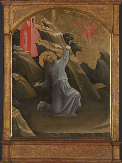 Svatý František přijímá stigmata Stigmatizace svatého Františka z Assisi od Lorenzo Monaco