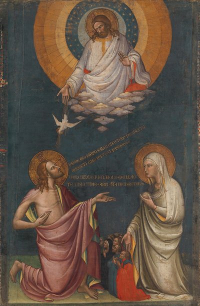 Přímluva Krista a Panny před rokem 1402. od Lorenzo Monaco