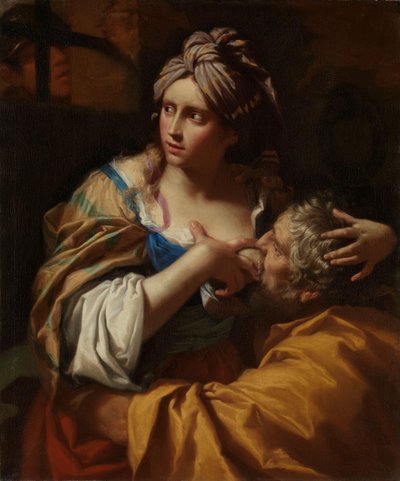 Římská charita, kolem roku 1670 (olej na plátně) od Lorenzo Pasinelli
