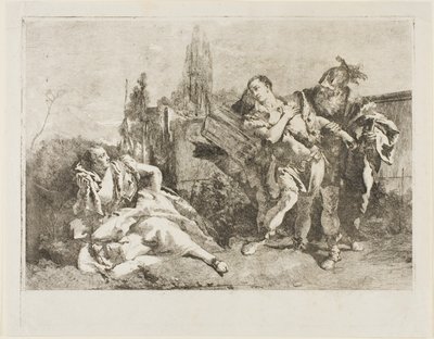 Rinaldo odchází z Armidy od Lorenzo Tiepolo