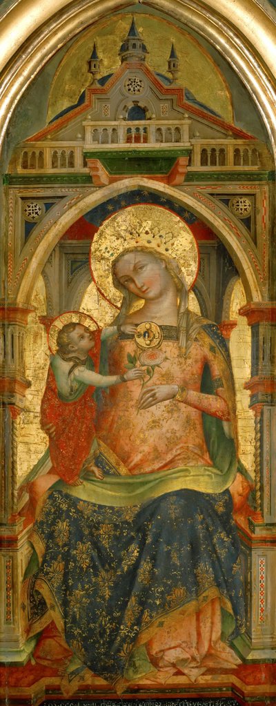 Madona s dítětem, 1372. od Lorenzo Veneziano