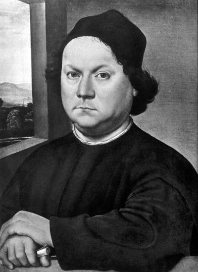 Portrét Andrea del Verrocchio s Lorenzem di Credi. 1485 okolí. Musee des Offices, Florencie od Lorenzo di Credi
