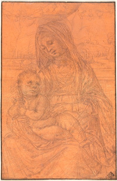 Panna a dítě, c. 1510. od Lorenzo di Credi