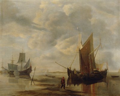 Seascape (kopie podle Jana van de Capelle) od Lotte Sykora