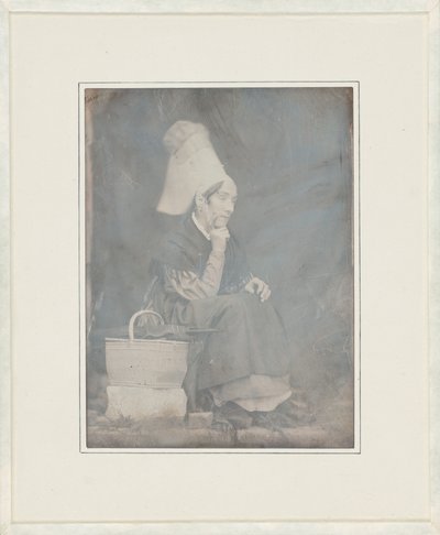 Portrét ženy z Lisieux, Argentelle,1846 (foto) od Louis Adolphe Baron Humbert de Molard