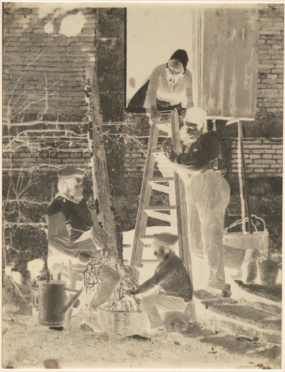 Třídiči fazolí,c. 1857 (foto) od Louis Adolphe Baron Humbert de Molard