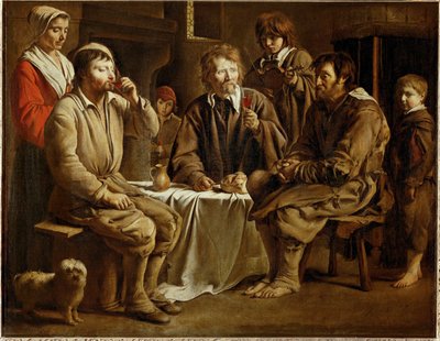 Selské jídlo ... od Louis (attr. to) Le Nain