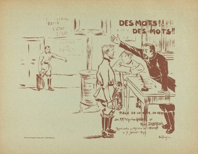 Slova! Slova!, 1896. od Louis Abel Truchet