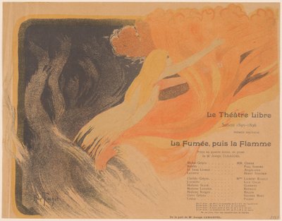 Svobodné divadlo: Kouř, pak plamen, 24. října 1895. od Louis Abel Truchet