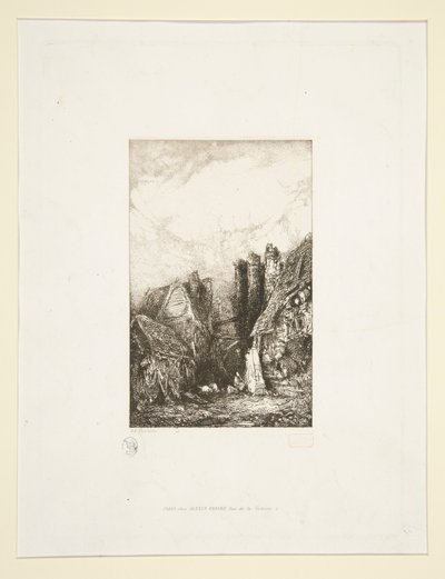 Vesnice od Louis Adolphe Hervier