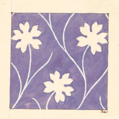Květinový design pro potištěný textil od Louis Albert DuBois