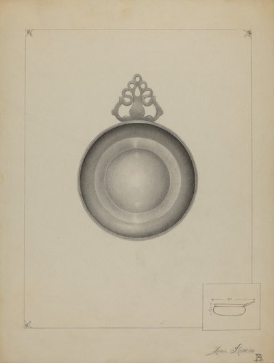 Cínový Porringer od Louis Annino
