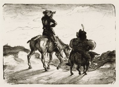 Don Quijote a Sancho Panza od Louis Anquetin