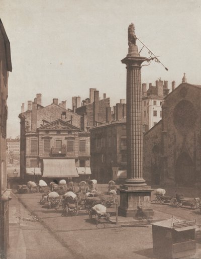 Bez názvu Place des Cordeliers, c. 1852-1853. od Louis Antoine Froissart