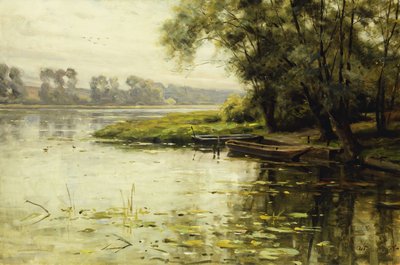 Louka u břehu řeky; La Prairie au bord de Fleuve od Louis Aston Knight