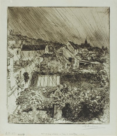 Můj ateliér v Jouy-le-Moutier od Louis Auguste Lepère