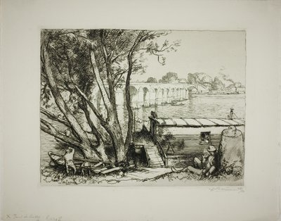 Poissy od Louis Auguste Lepère