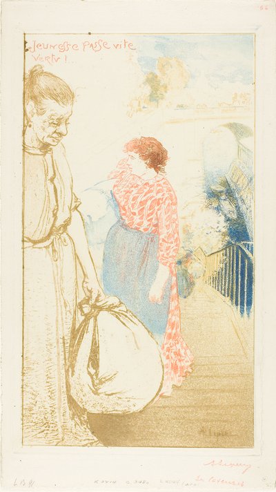 Prádelny od Louis Auguste Lepère
