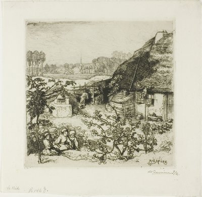 Hnízdo od Louis Auguste Lepère