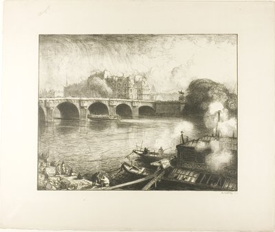 Pont Neuf, Paříž od Louis Auguste Lepère