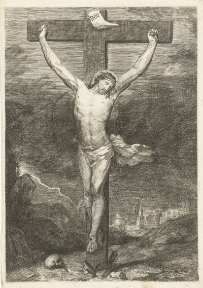 Kristus na kříži od Louis Bernard Coclers