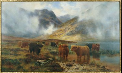 Od Loch Treachlan, Glencoe, Ranní mlhy, 1907 od Louis Bosworth Hurt