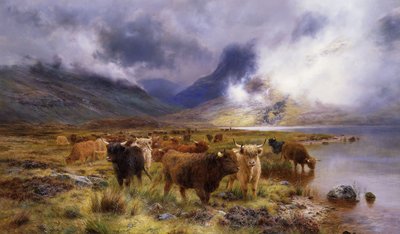 Přes Glencoe cestou do Tay, 1899 od Louis Bosworth Hurt