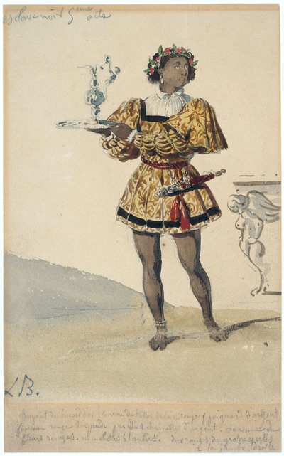 Černý otrok od Louis Boulanger
