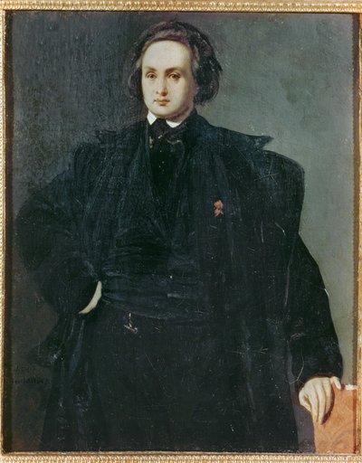 Básník Victor Hugo v mládí ... (malba na plátně) od Louis Boulanger