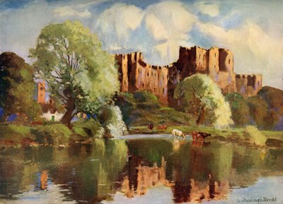 Hrad Ludlow, Shropshire, 1924-1926. od Louis Burleigh-Bruhl