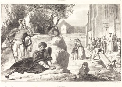 Scény z Fausta od Louis Candide Boulanger