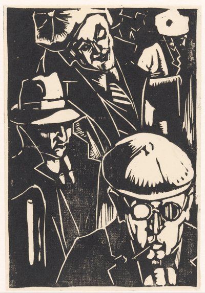 Kolemjdoucí (původní název na objektu) od Louis Cardinaals (signed by artist)