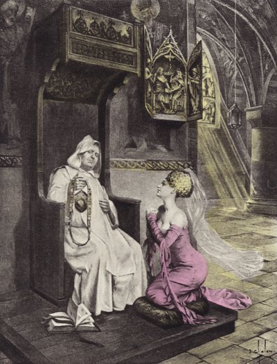 Dáma a mnich, Třetí den, Třetí příběh od Louis Chalon