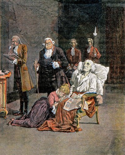 Smrt Dupleixe od Louis Charles Bombled