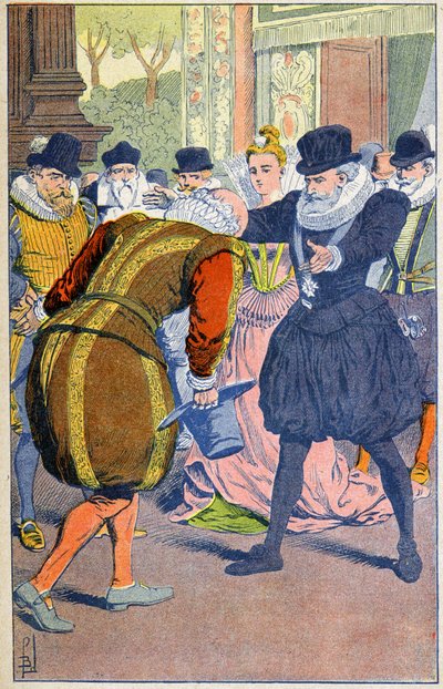Henri IV a Sully od Louis Charles Bombled
