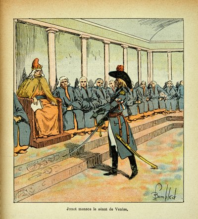Ilustrace Bombled Louis (1862-1927) z knihy „Památník svaté Heleny“ od hraběte Emmanuela de Las Cases (1766-1842): Junot (Jean Andoche Junot, vévoda z Abrantes, známý jako La Tempete od Louis Charles Bombled