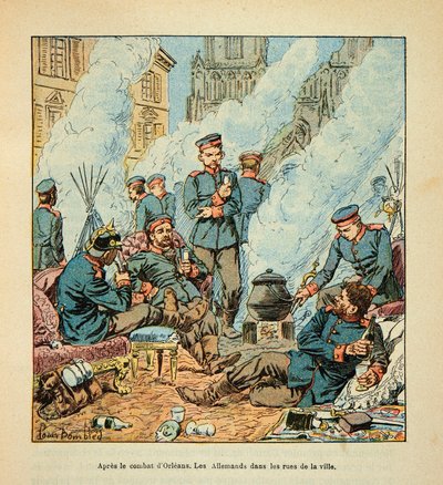 Armáda na Loiře od Eugena Sergenta, dit Grenest, ilustrovaná Louisem Bombledem (1862-1927) (francouzsko-německá válka; kampaň 1870-1871): od Louis Charles Bombled