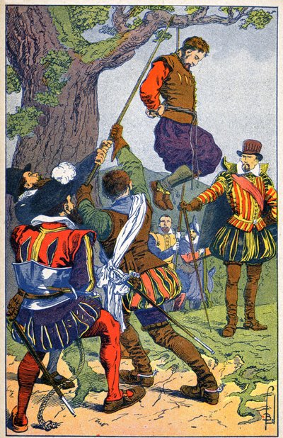 Represe hugenotů pod vedením Blaise de Montluc od Louis Charles Bombled