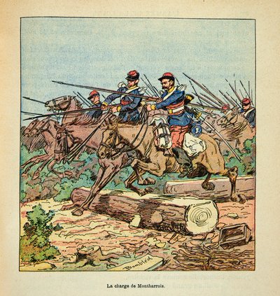 Armee of the Loire Eugene Sergent, dit Grenest, ilustrované Louisem Bombledem (1862-1927) (francouzsko-německá válka; kampaň 1870-1871): bitva u Ladonu 22. listopadu od Louis Charles Bombled