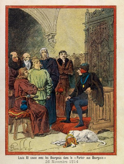 The Grand Journees of the Hotel de Ville de Paris od A. Merciera, ilustroval Louis Bombled (1862-1927): Dne 26. listopadu od Louis Charles Bombled