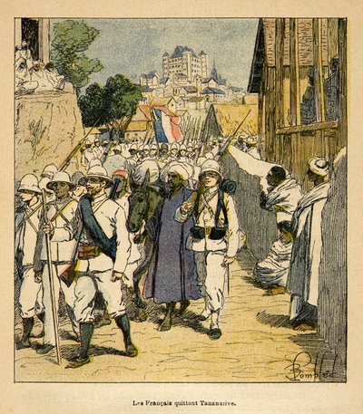 Válka na Madagaskaru - neoficiální historie francouzských expedic 1885-1895 od Henri Galli dit Galllichet (1854-1922), ilustrované Louisem Bombledem (1862-1927): Soukromá sbírka od Louis Charles Bombled