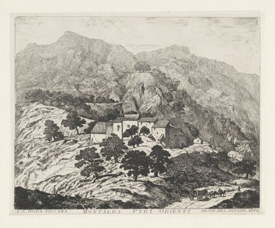 Montalba-le-Château (Frankrijk) Montalba Pyr[eneas]s. orient[ale]s (název na objektu) od Louis Charles Hora Siccama