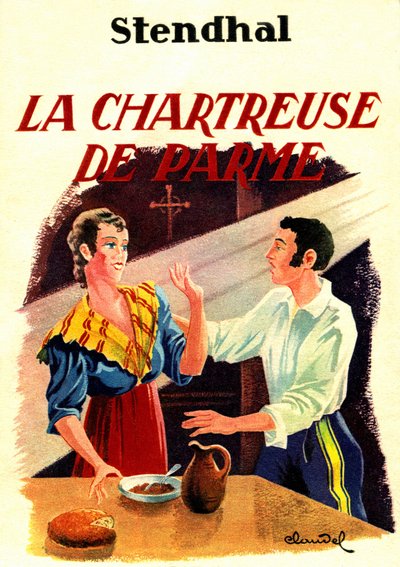 Obálka Stendhalova románu "La Chartreuse de Parme od Louis Claudel