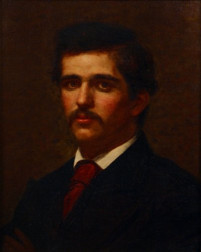 Autoportrét (olej na plátně) od Louis Comfort (attr. to) Tiffany