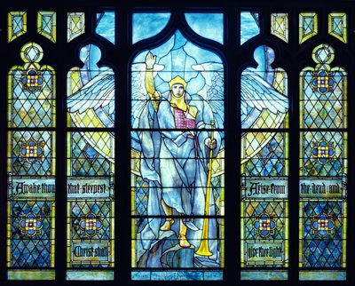 Anděl vzkříšení 1904 (vitráže) od Louis Comfort Tiffany