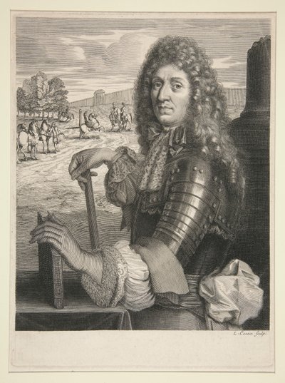 Portrét šlechtice v brnění od Louis Cossin