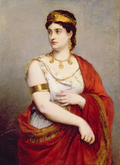 Portrét mademoiselle George (1787-1867) od Louis Courtat