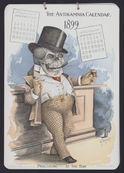 Ilustrace pro kalendář Antikamnia od Louis Crucius or Crusuius