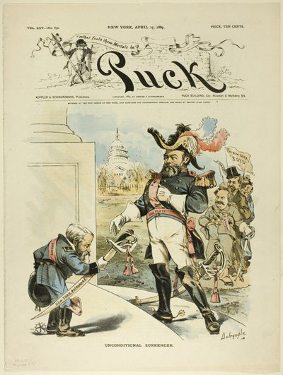 Bezpodmínečná kapitulace, od Puck od Louis Dalrymple
