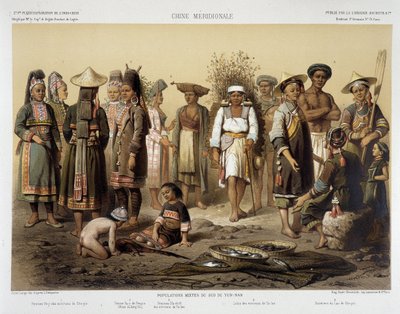 Etnické skupiny kolem roku 1870 v „“Journey d